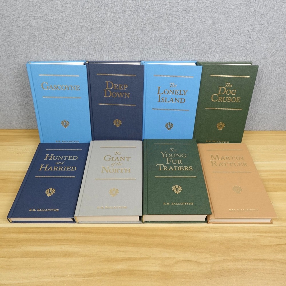 RM Ballantyne Book Lot of 8 Hardcover Vision Forum